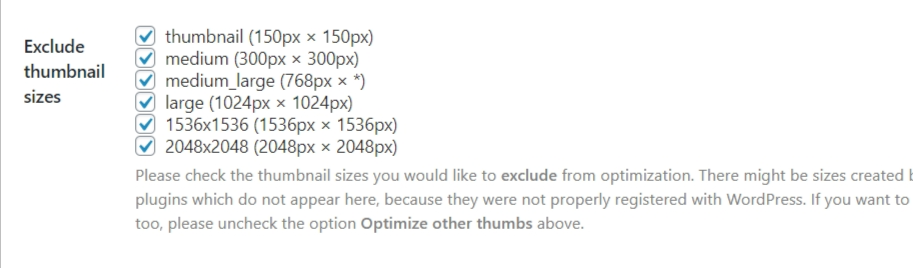 shortpixel thumbnail options turn off.   